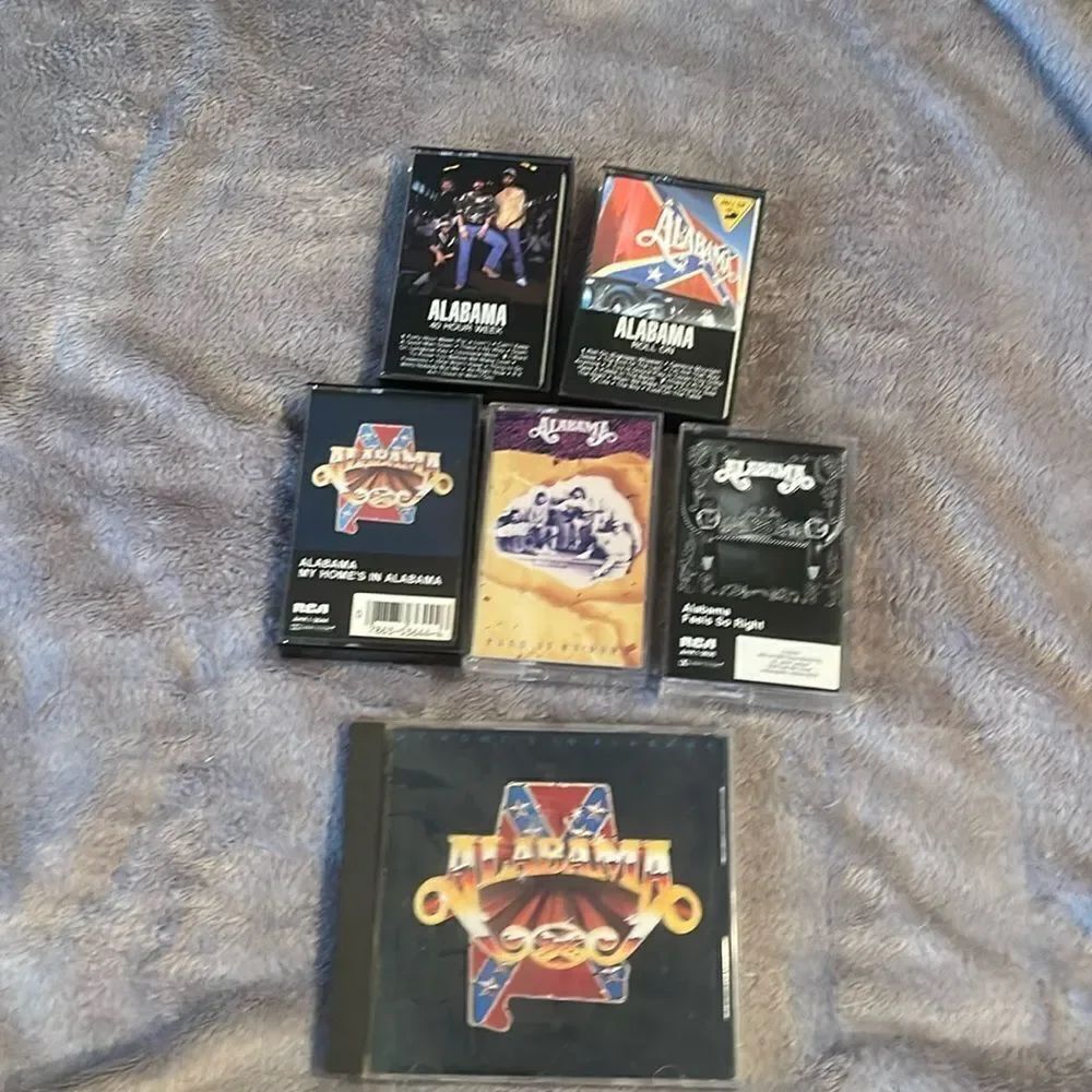 Alabama cassette and CD bundle